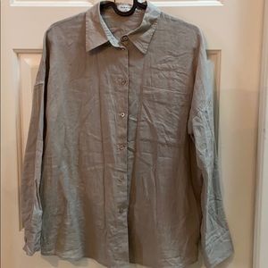 Babaton cotton & linen button up